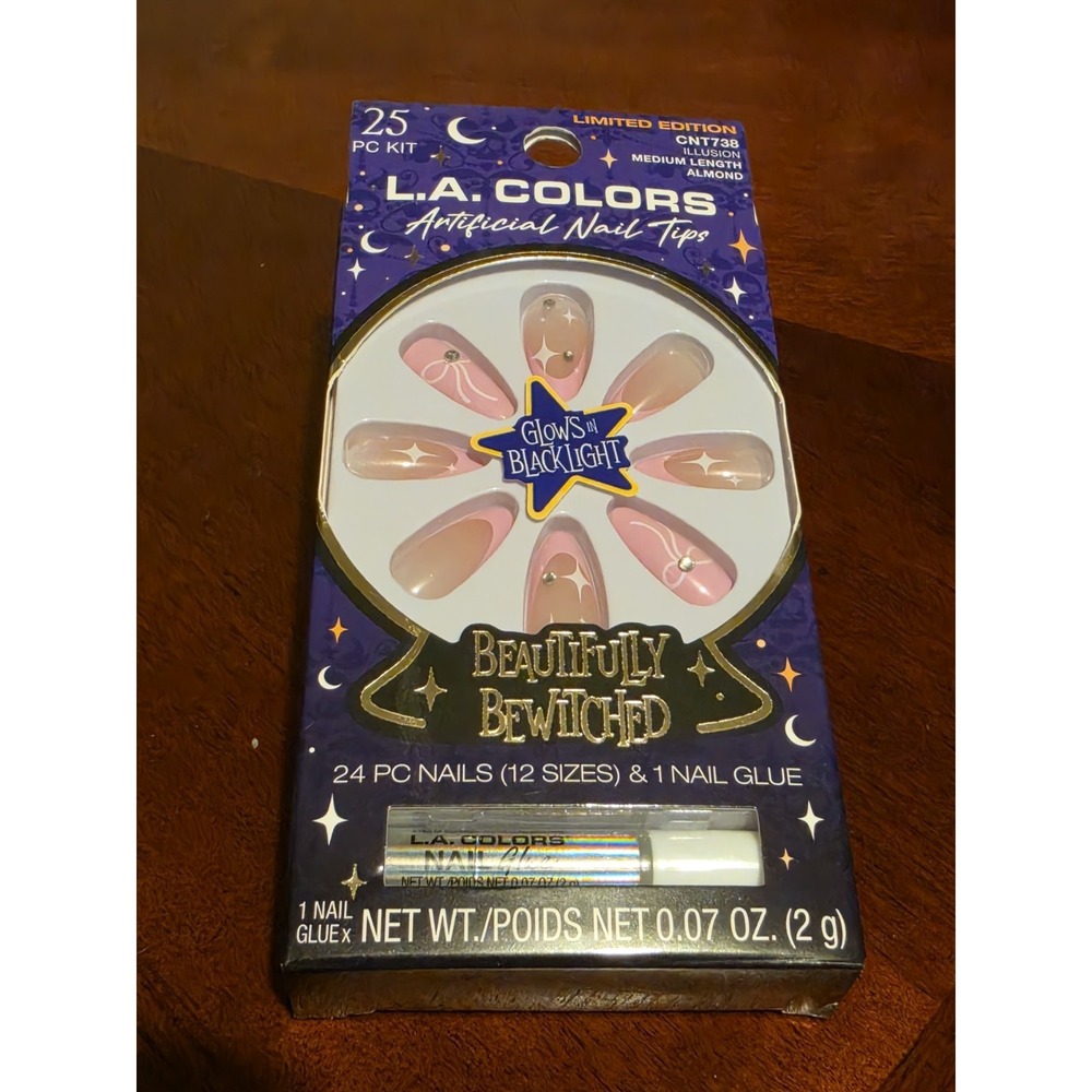 BEAUTIFULLY BEWITCHED "ILLUSION" 🎀 L.A Colors Artificial Nails LTD‎ EDTN NEW